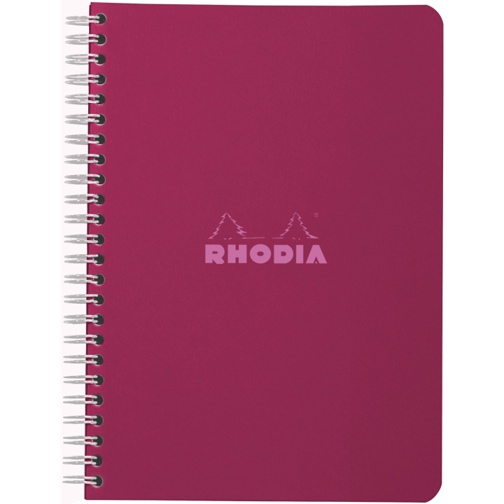 Notebook Spiral Plum A5 Linjerat i gruppen Papper & Block / Skriva och anteckna / Skrivblock och häften hos Pen Store (138116)