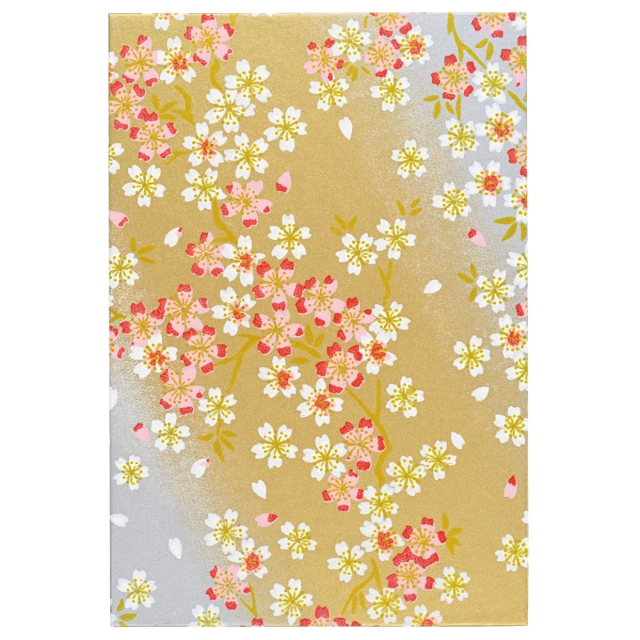Notebook Goshuincho Gold Flower i gruppen Papper & Block / Konstnärsblock / Skissböcker hos Pen Store (138161)