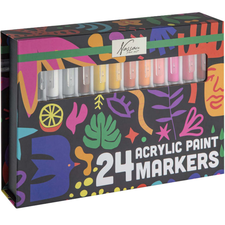 Akrylmarker 24-set i gruppen Pennor / Konstnärspennor / Akrylmarkers hos Pen Store (138229)