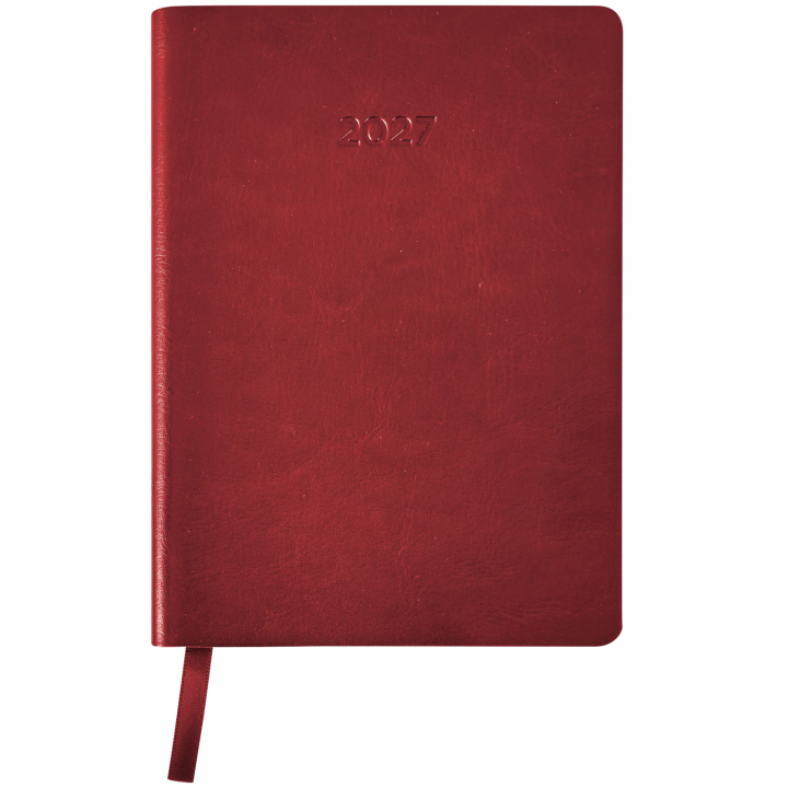 Kalender Björn 2027 A6 Weekly Horisontell Tranbärsröd i gruppen Papper & Block / Kalendrar och almanackor / 12-månaderskalendrar hos Pen Store (138290)