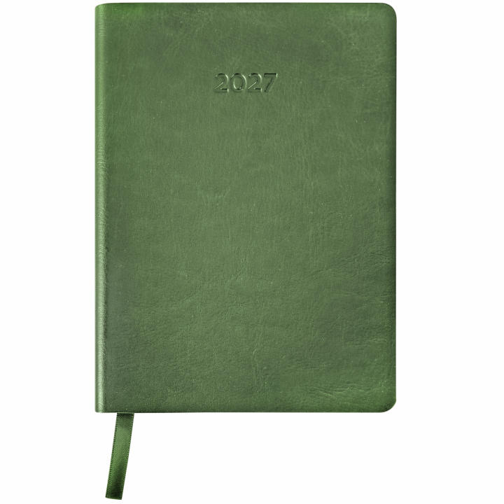 Kalender Björn 2027 A5 Weekly Horisontell Ängsgrön i gruppen Papper & Block / Kalendrar och almanackor / 12-månaderskalendrar hos Pen Store (138291)