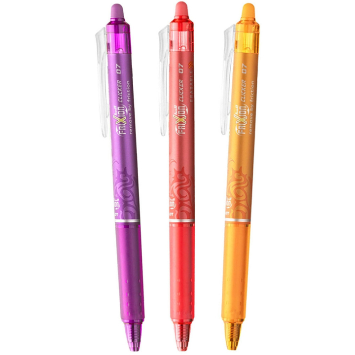 FriXion Clicker 0.7 New colours 3-pack i gruppen Pennor / Skriva / Gelpennor hos Pen Store (2239_set)