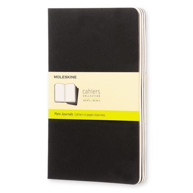 Cahier Large Notebook Black