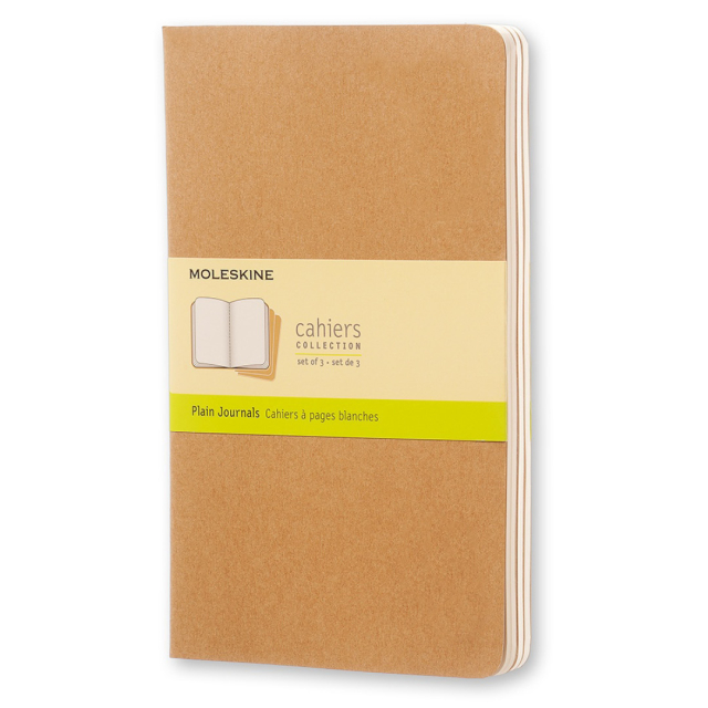 Cahier Large Notebook Kraft