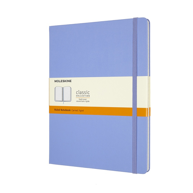 Classic Hardcover Notebook XL Hydrangea Blue