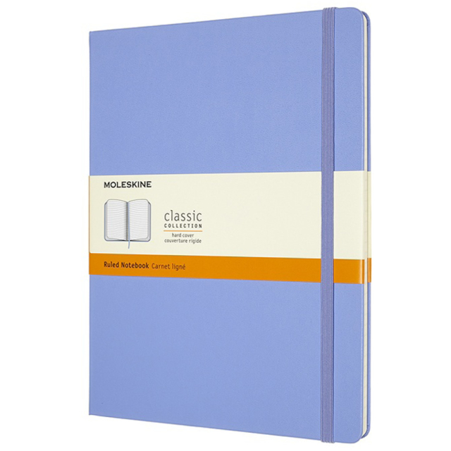 Classic Hardcover Notebook XL Hydrangea Blue
