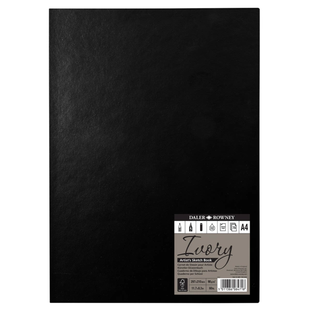 Ivory Sketchbook Soft Cover A4