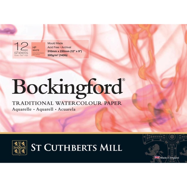 Bockingford Akvarellblock 310x230mm 300g HP