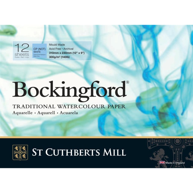 Bockingford Akvarellblock 310x230mm 300g CP/NOT