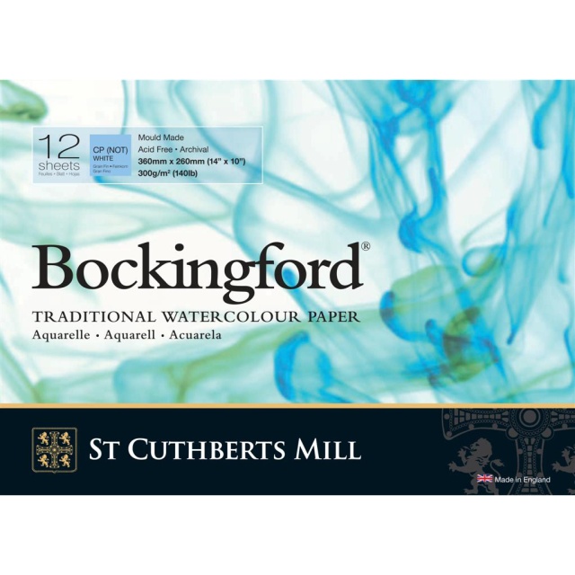 Bockingford Akvarellblock 360x260mm 300g CP/NOT