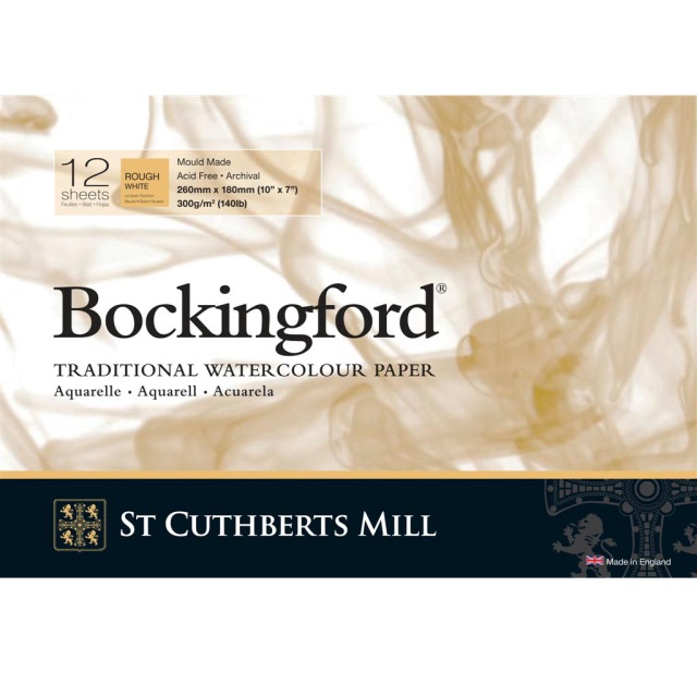 Bockingford Akvarellblock 260x180mm 300g Rough