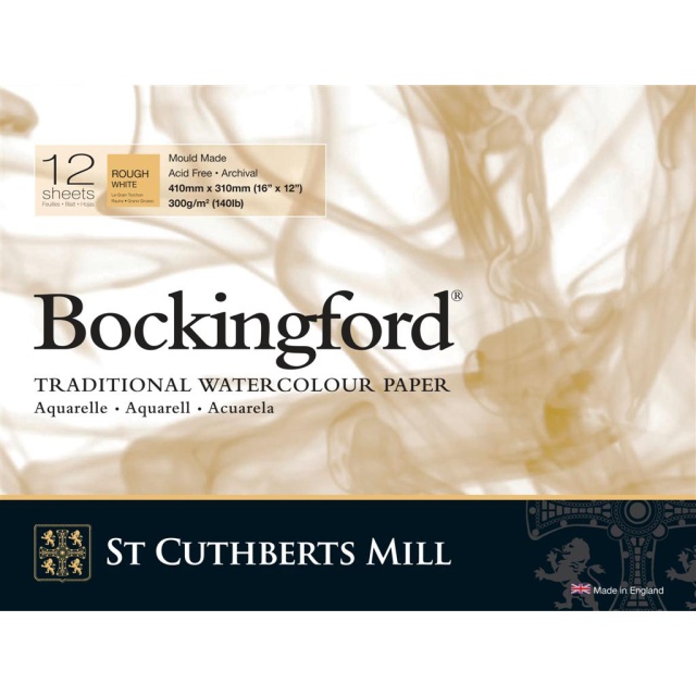 Bockingford Akvarellblock 410x310mm 300g Rough