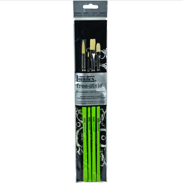 Syntetpensel Freestyle Traditional 4-set