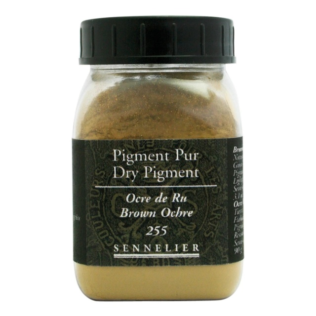 Pigment (Prisgrupp 1) Yellow ochre 80g -A 252 i gruppen Konstnärsmaterial / Konstnärsfärger / Pigment hos Pen Store (108633)