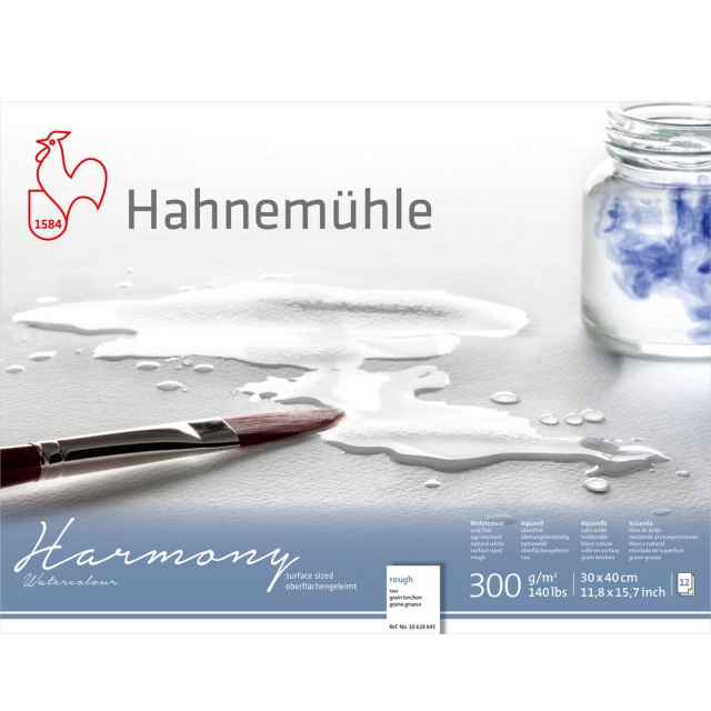 Akvarellpapper Harmony 300 g Rough 30 x 40 cm