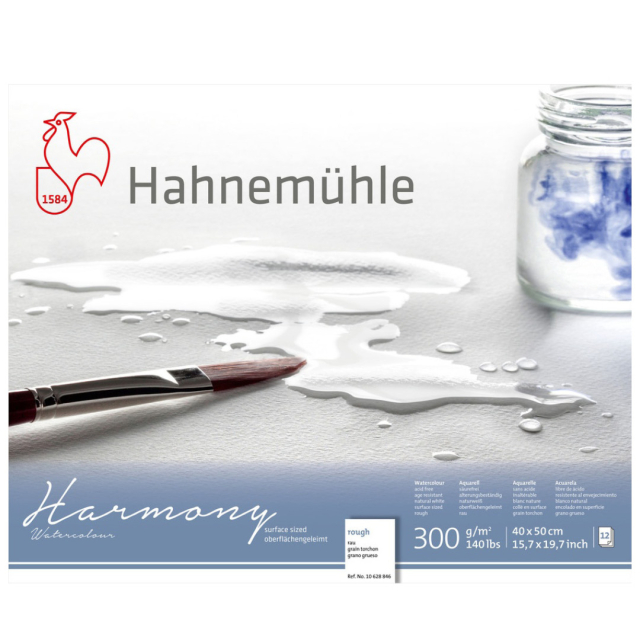 Akvarellpapper Harmony 300 g Rough 40 x 50 cm