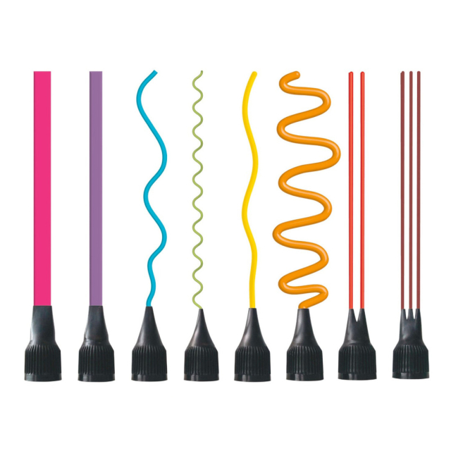 Färgmunstycke Abstract 8-set