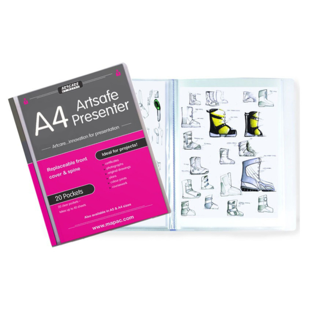 Plastfickor ArtSafe A4