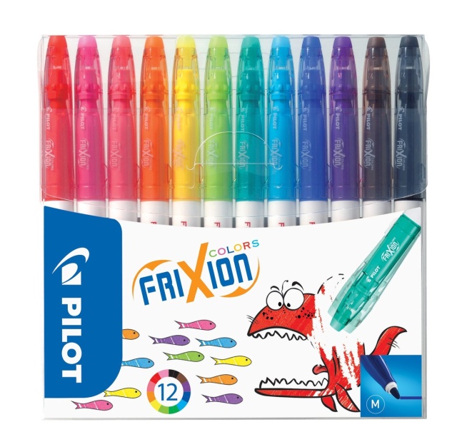 Frixion Colors 12-pack Raderbara Tuschpennor (3 år+)