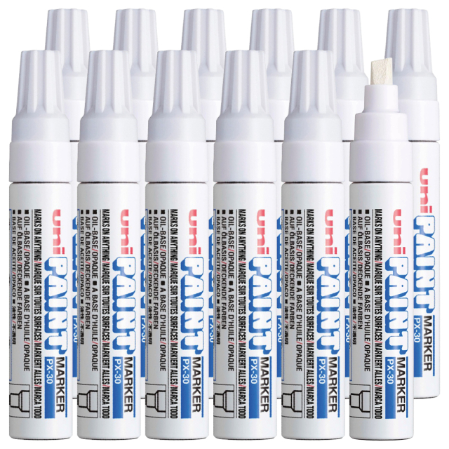 Paint Marker PX-30 Vit 12-pack