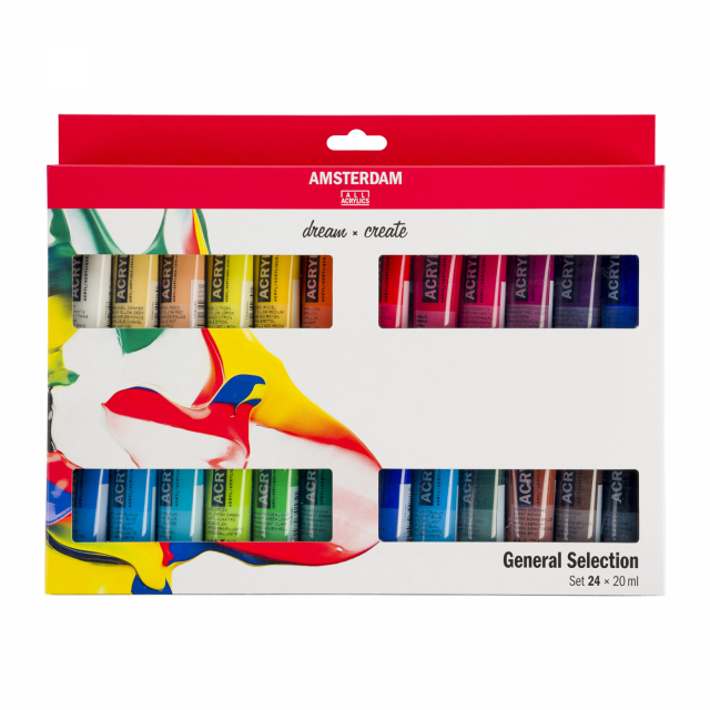 Akrylfärg Standard Set 24 x 20 ml