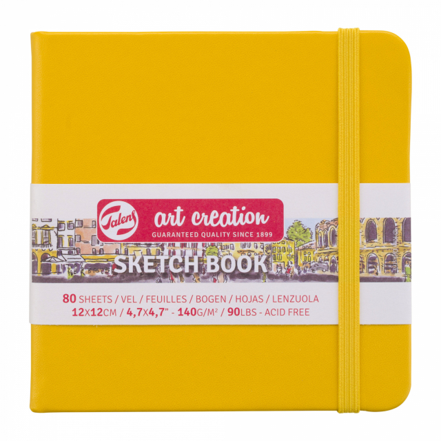 Art Creation Sketchbook Pocket Coral Red