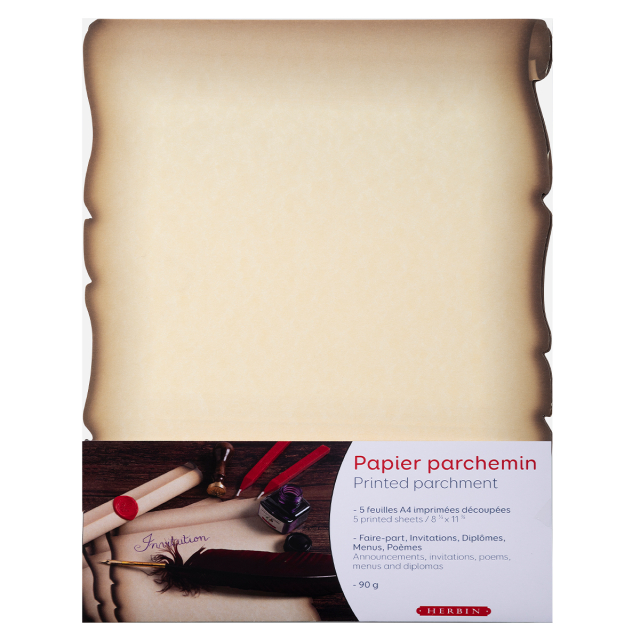 Tryckt Pergament 5-pack A4