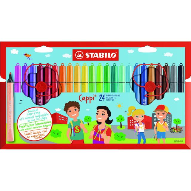 Cappi Tuschpennor 24-pack (6 år+)