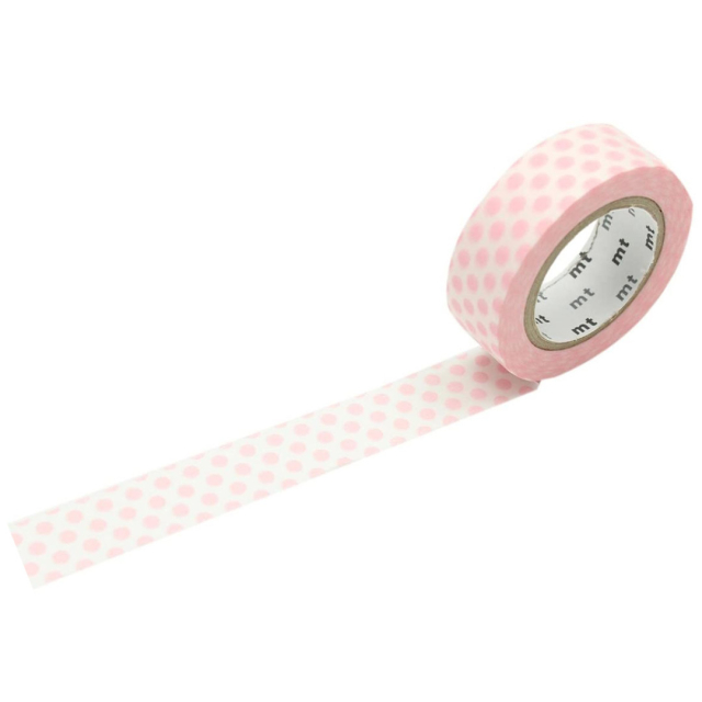 Washi-tejp Dot Strawberry Milk