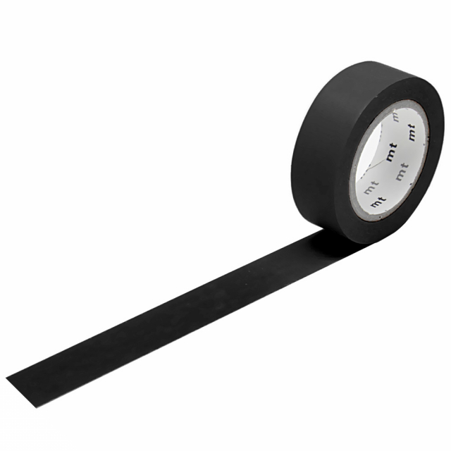 Washi-tejp Matte black