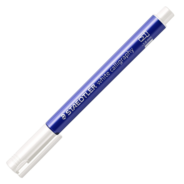 Kalligrafipenna Metallic vit