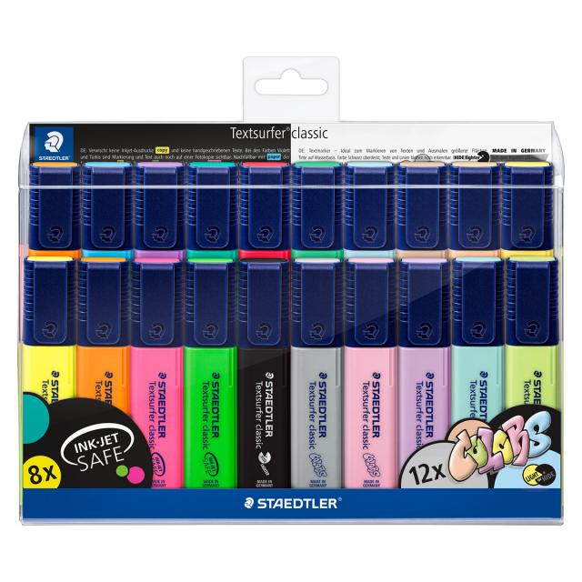Textsurfer Classic Överstrykningspennor 20-pack