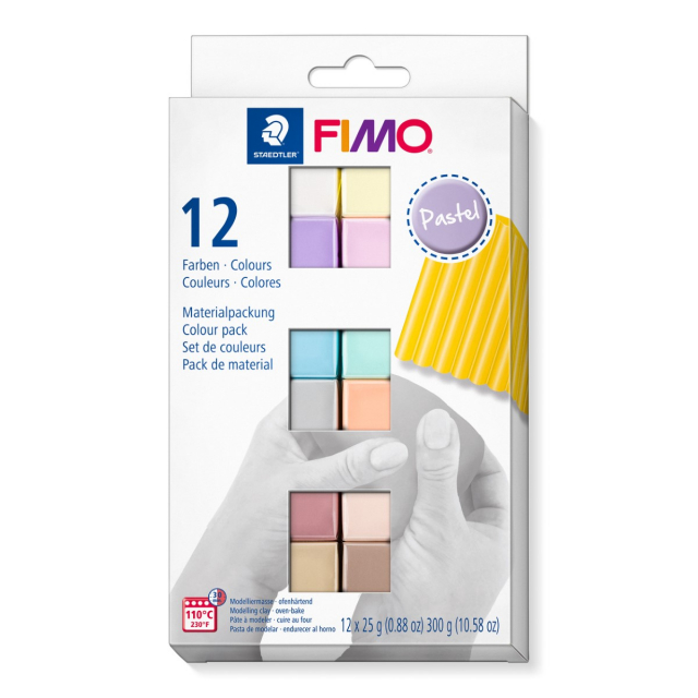 FIMO Soft Modellera 12 x 25 g Pastel colours