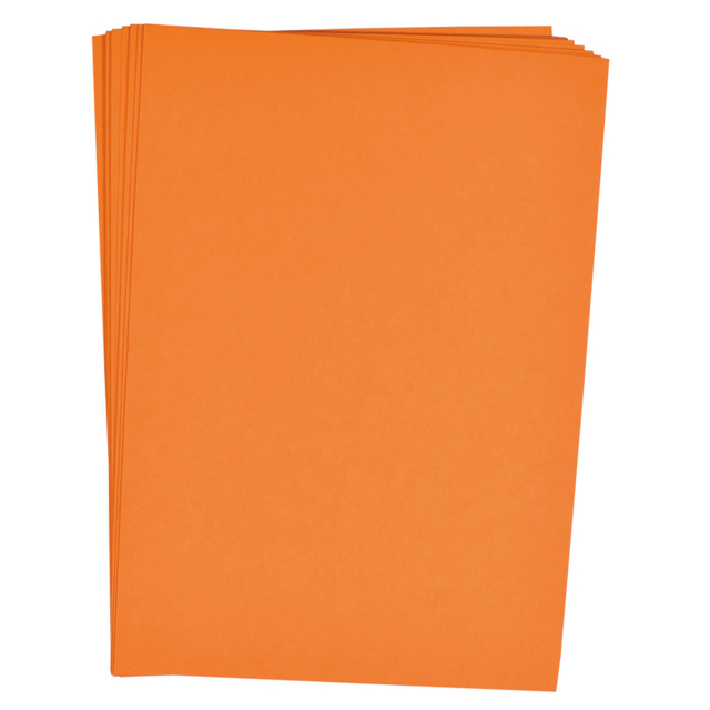 Färgat papper Orange 25 st 180 g