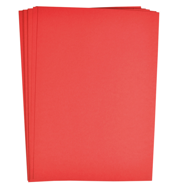 Färgat papper Röd 25 st 180 g