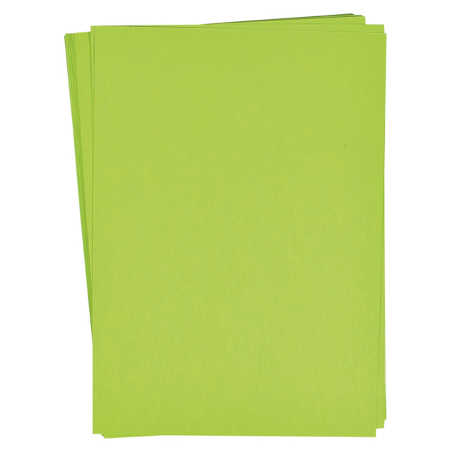 Färgat papper Ljusgrön 25 st 180 g