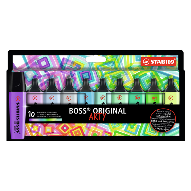 Boss Arty Kalla färger 10-pack