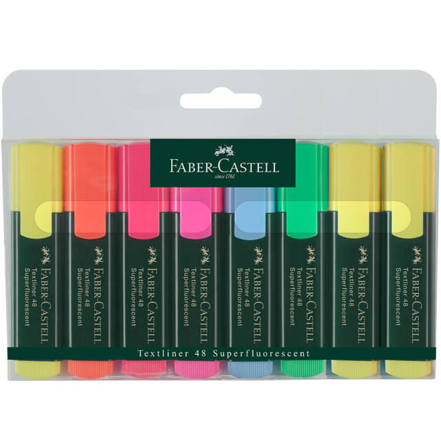 Textliner 48 Överstrykningspennor 8-pack