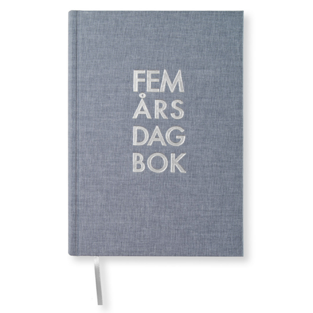 5-årsdagbok A5 Denim