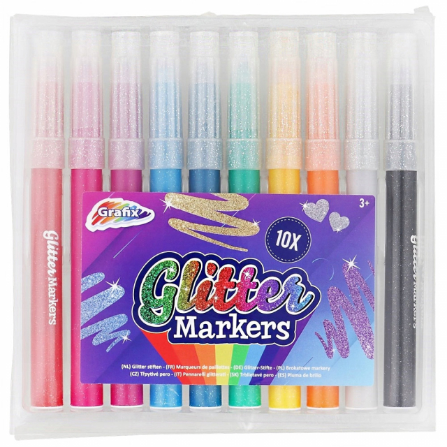 Glittermarkers 10-set