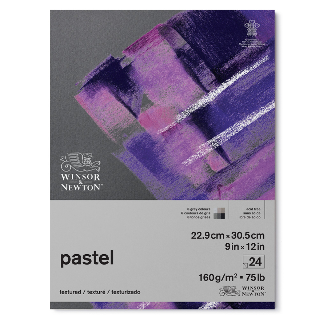 Pastellblock Grey 23x31 cm 160g