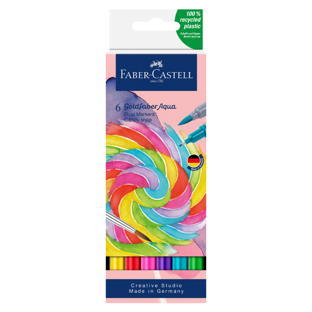 Goldfaber Aqua Dual Marker 6-set Candy shop