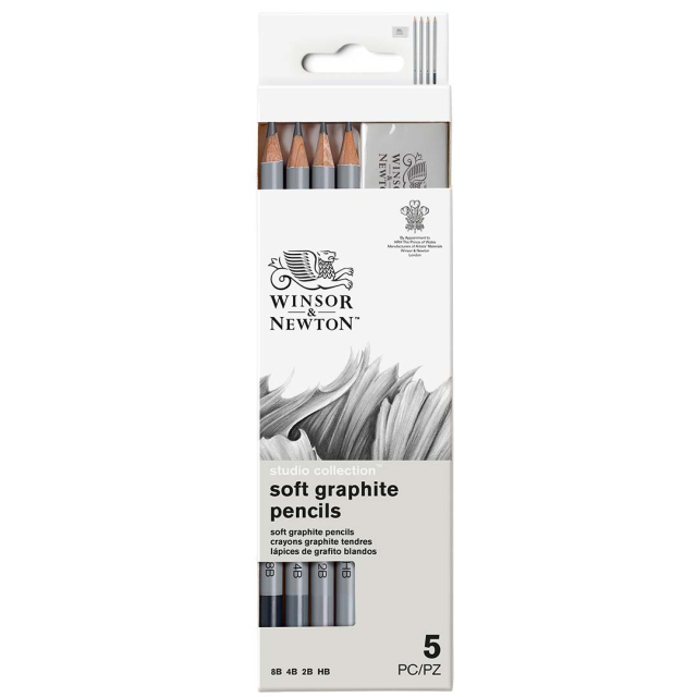 Studio Collection Blyertspennor Soft 4-set + Sudd