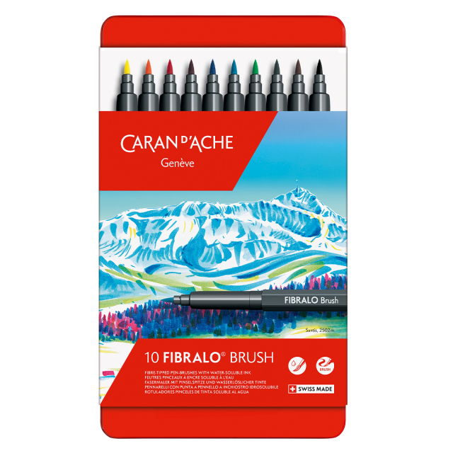 Fibralo Penselpennor 10-set