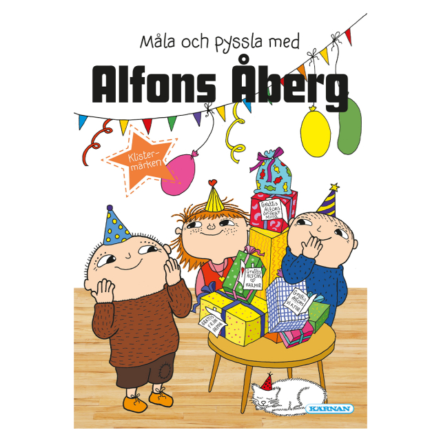 Alfons Åberg Målarbok med Pyssel