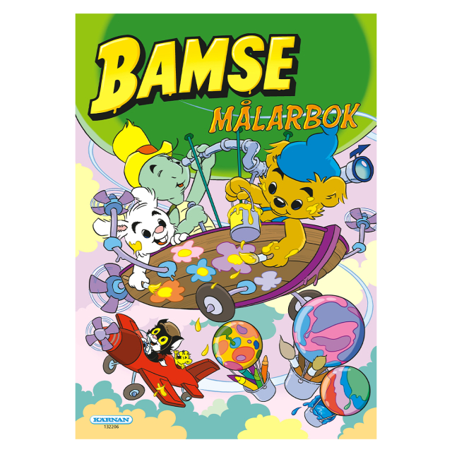 Bamse Målarbok