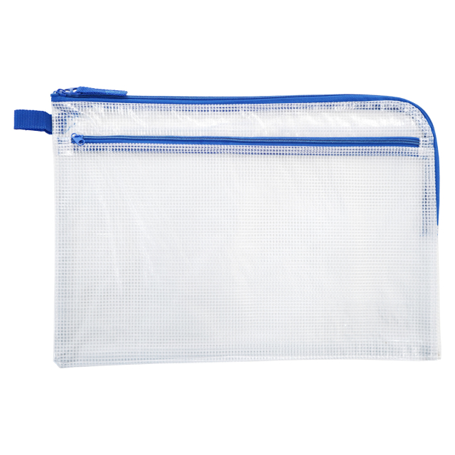 Zipper Pouch 34x23 cm (A4) Dubbla fack