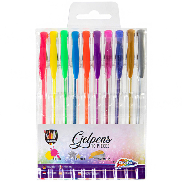 Gelpennor 10-set