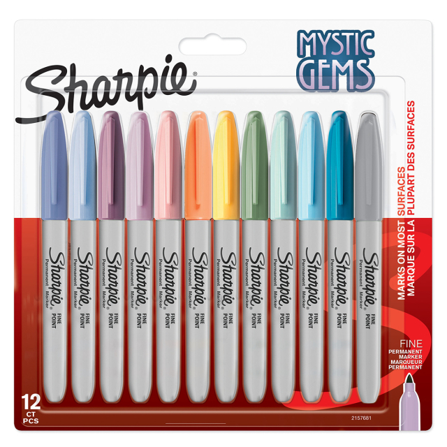 Fine Marker 12-set Mystic Gems