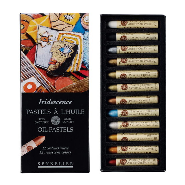 Oljepastell Metallic 5ml 12 st